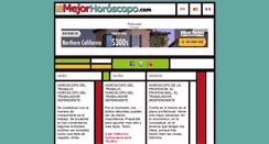 Desktop Screenshot of elmejorhoroscopo.com